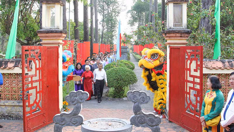 Di tích Văn Thánh Miếu tại Phường 4, thành phố Vĩnh Long.