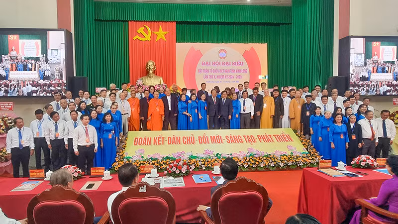 Đại hội hiệp thương đề cử Ủy ban Mặt trận Tổ quốc Việt Nam tỉnh Vĩnh Long, nhiệm kỳ 2024-2029. 