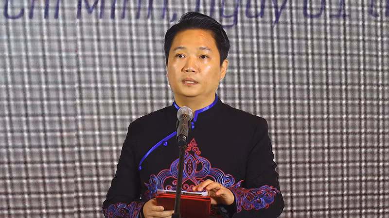 Phó Giám đốc Sở Du lịch Thành phố Hồ Chí Minh Lê Trương Hiền Hòa thông tin về sự kiện.