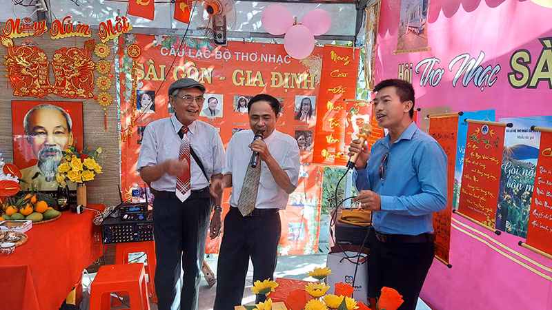 Không gian của các Câu lạc bộ thơ trong Ngày thơ Việt Nam tại Thành phố Hồ Chí Minh năm nay.