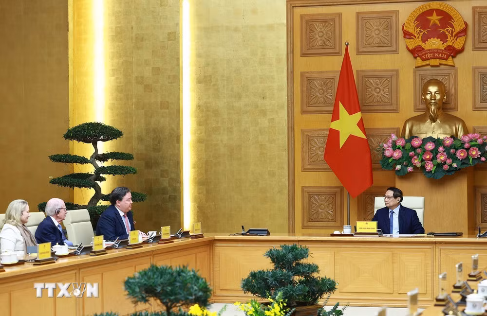 Thủ tướng Phạm Minh Chính tiếp lãnh đạo các Trường Đại học của Hoa Kỳ sang Việt Nam tham dự Chương trình Hợp tác Học thuật Quốc tế (IAPP). Thủ tướng Phạm Minh Chính tiếp lãnh đạo các Trường Đại học của Hoa Kỳ sang Việt Nam tham dự Chương trình Hợp tác Học thuật Quốc tế (IAPP).