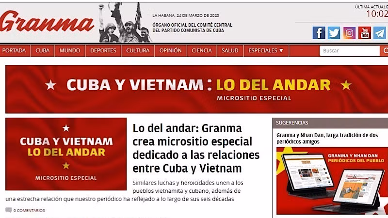 Chuyên trang đặc biệt tổng hợp những hình ảnh, tư liệu quý giá về mối quan hệ giữa hai dân tộc. (Ảnh: TTXVN)