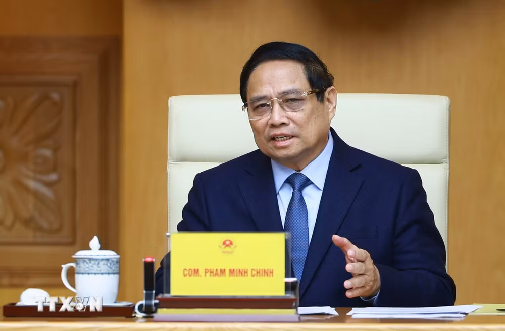 Thủ tướng Phạm Minh Chính phát biểu tại buổi tiếp lãnh đạo các Trường Đại học của Hoa Kỳ sang Việt Nam dự Chương trình Hợp tác Học thuật Quốc tế (IAPP). Thủ tướng Phạm Minh Chính phát biểu tại buổi tiếp lãnh đạo các Trường Đại học của Hoa Kỳ sang Việt Nam dự Chương trình Hợp tác Học thuật Quốc tế (IAPP).