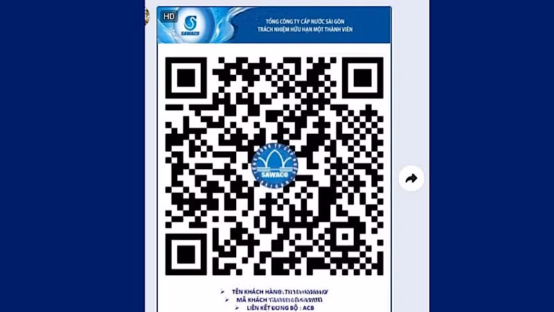 Cảnh báo Mã QR lừa đảo, giả danh đơn vị cấp nước 