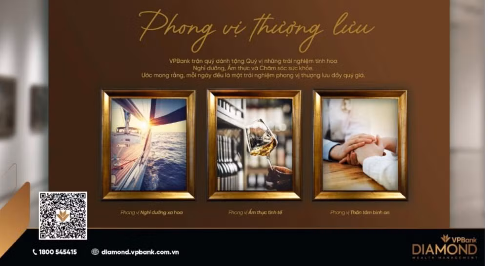 “Phong vị thượng lưu” của VPBank đẩy mạnh thông điệp “Sống thịnh vượng”. “Phong vị thượng lưu” của VPBank đẩy mạnh thông điệp “Sống thịnh vượng”.