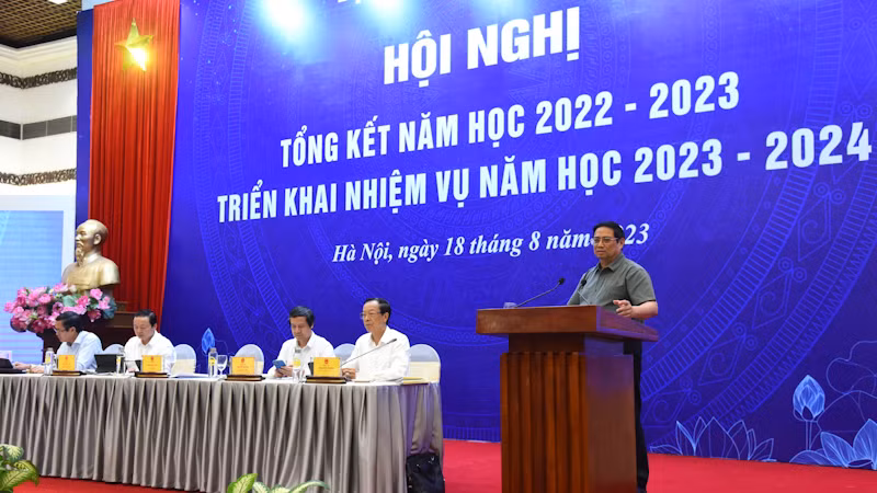 Thủ tướng Phạm Minh Chính dự và phát biểu ý kiến. (Ảnh: Trần Hải)