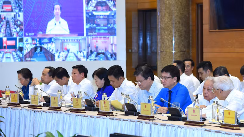 Các đại biểu tham dự hội nghị. (Ảnh: Trần Hải) Các đại biểu tham dự hội nghị. (Ảnh: Trần Hải)