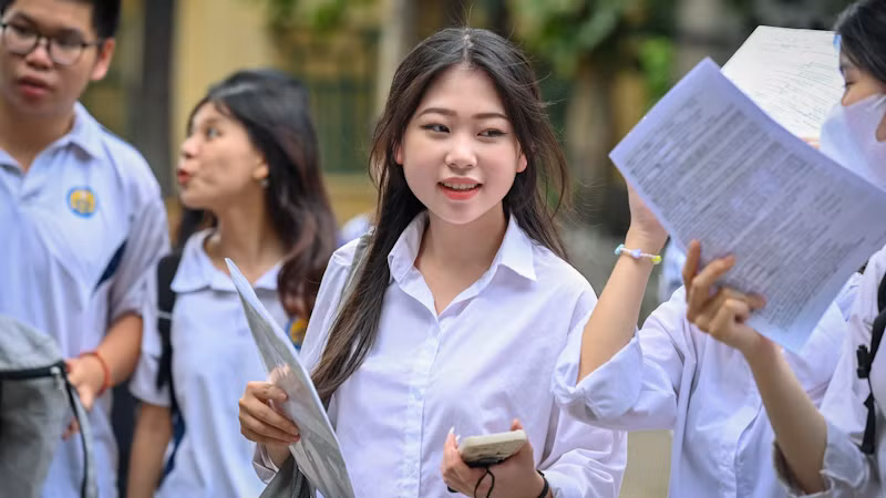 Thí sinh tham dự kỳ thi tốt nghiệp trung học phổ thông năm 2023. (Ảnh: Thành Đạt)