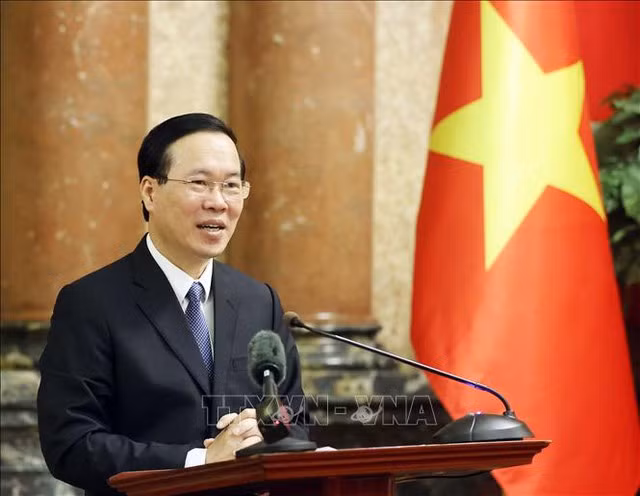 Chủ tịch nước Võ Văn Thưởng - Ảnh: TTXVN