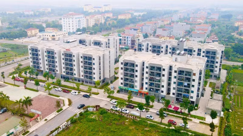 Khu nhà ở xã hội tại khu đô thị mới Thanh Lâm-Đại Thịnh 2, huyện Mê Linh, Hà Nội.