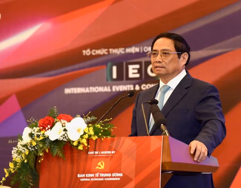 Thủ tướng Phạm Minh Chính phát biểu tại diễn đàn.
