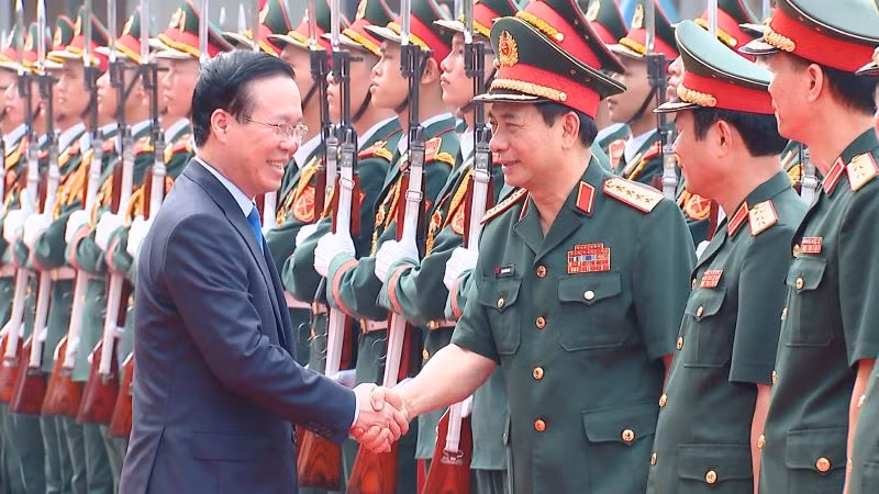 Chủ tịch nước Võ Văn Thưởng làm việc với Cục Cứu hộ-Cứu nạn Văn phòng Ban Chỉ đạo phòng thủ dân sự quốc gia, Văn phòng Ủy ban Quốc gia ứng phó sự cố, thiên tai và tìm kiếm cứu nạn.