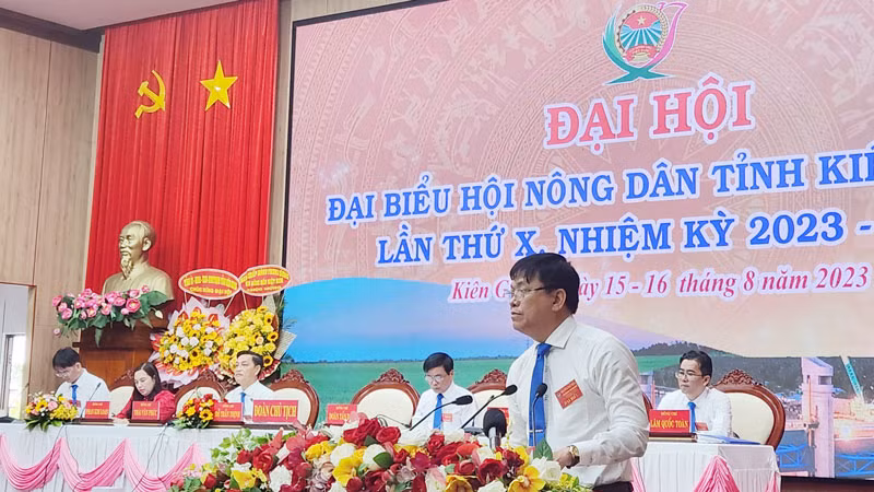 Đồng chí Đỗ Trần Thịnh được bầu giữ chức Chủ tịch Hội Nông dân tỉnh Kiên Giang khóa 10, nhiệm kỳ 2023-2028.