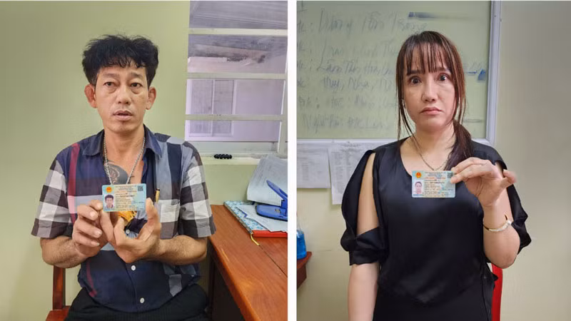 Đối tượng Ông Minh Phụng và Trần Thị Ánh Nga.