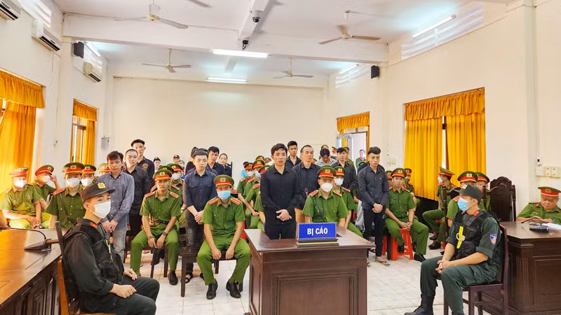 Quang cảnh phiên tòa xét xử ngày 10/8. Quang cảnh phiên tòa xét xử ngày 10/8.