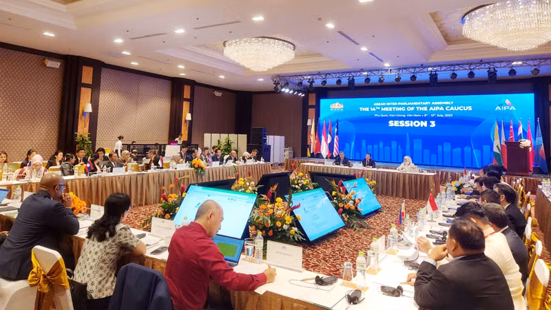 Quang cảnh phiên bế mạc.