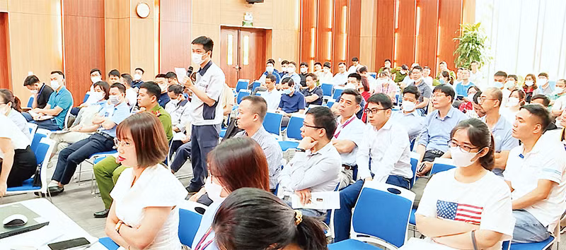 Công an tỉnh Bắc Ninh tổ chức đối thoại với doanh nghiệp về phòng cháy, chữa cháy.