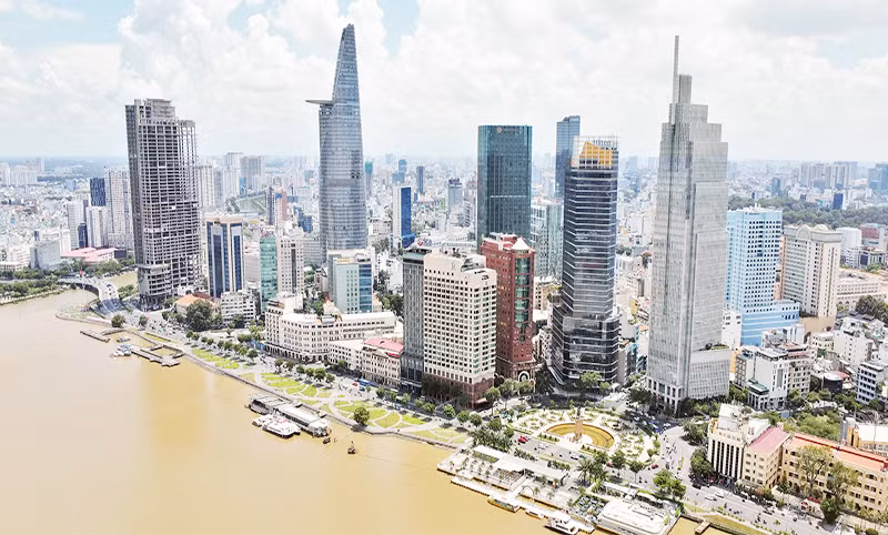 Một góc đô thị Thành phố Hồ Chí Minh.