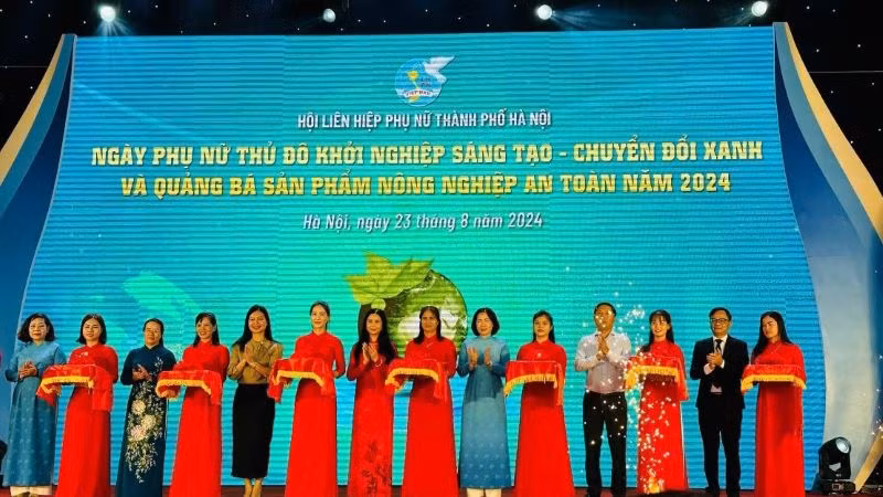 Ngày Phụ nữ Thủ đô khởi nghiệp sáng tạo - chuyển đổi xanh. 