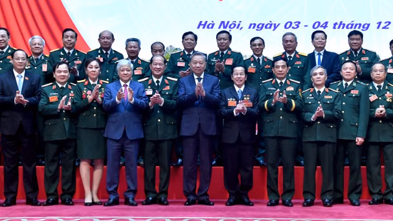 Tổng Bí thư Tô Lâm và các đại biểu tham dự Đại hội. (Ảnh: Đăng Khoa) Tổng Bí thư Tô Lâm và các đại biểu tham dự Đại hội. (Ảnh: Đăng Khoa)