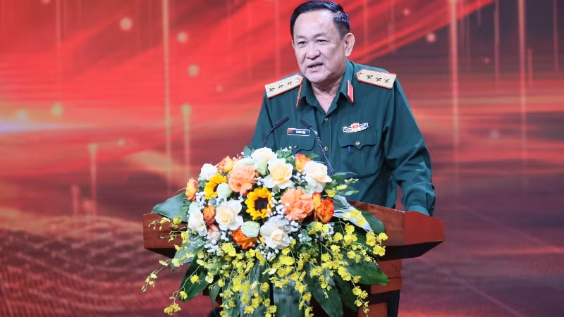 Thứ trưởng Quốc phòng Võ Minh Lương phát biểu tại chương trình. Thứ trưởng Quốc phòng Võ Minh Lương phát biểu tại chương trình.