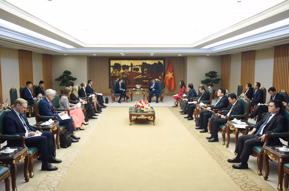Quang cảnh buổi tiếp.