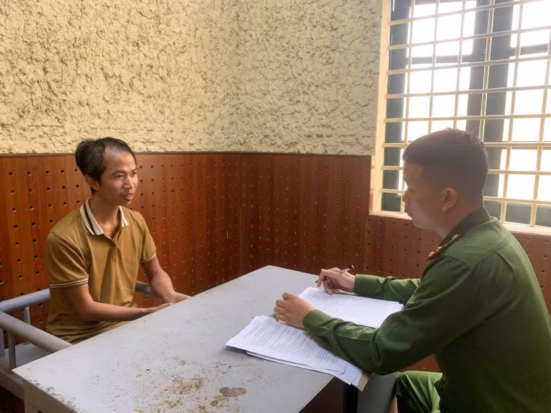 Tại cơ quan điều tra, Vũ Thế Chung khai nhận đã thực hiện hành vi “phóng hỏa” đốt nhà anh T.