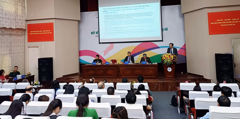 Quang cảnh hội thảo khoa học quốc tế.