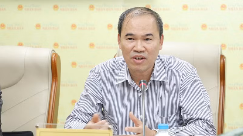 Ông Phạm Văn Đức phát biểu tại tọa đàm.