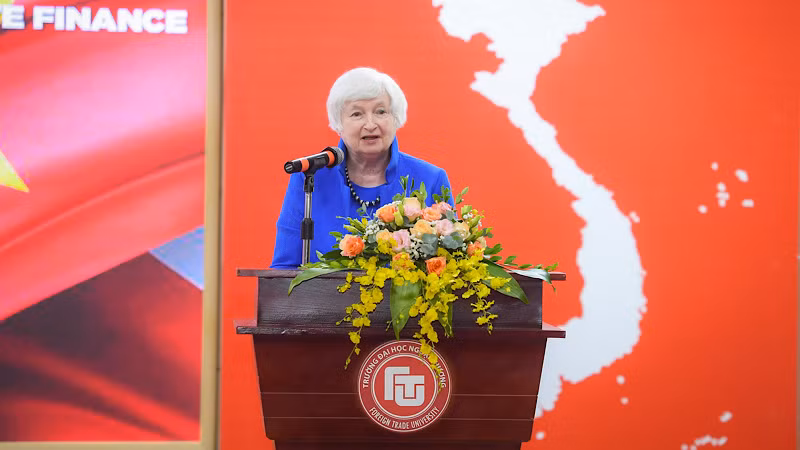 Bà Janet Yellen, Bộ trưởng Tài chính Hoa Kỳ
