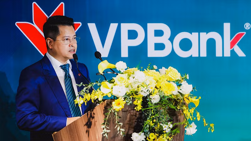 Ông Ngô Chí Dũng, Chủ tịch HĐQT VPBank phát biểu tại sự kiện.
