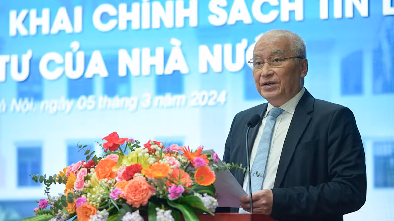 Chủ tịch Hội đồng quản trị Tập đoàn TH Ngô Minh Hải chia sẻ ý kiến tại Hội nghị.