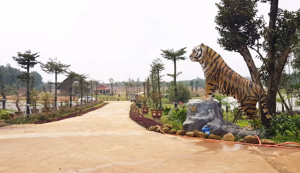 Từ Tết Nhâm Dần 2022, trên khu đất đã có công trình chào năm mới.