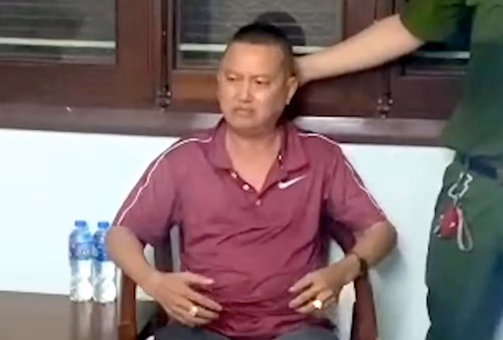 Nguyễn Văn Thảo bị lực lượng chức năng bắt khi đang lẩn trốn tại một khách sạn ở Thành phố Hồ Chí Minh.