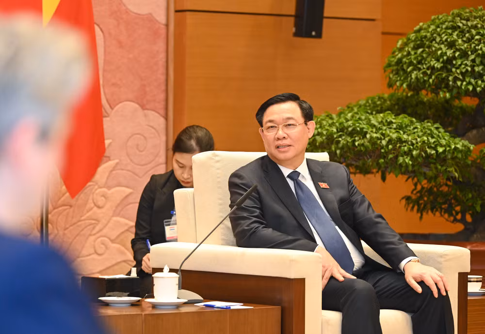 [Ảnh] Chủ tịch Quốc hội Vương Đình Huệ hội kiến Thủ tướng Đại Công quốc Luxembourg Xavier Bettel ảnh 9