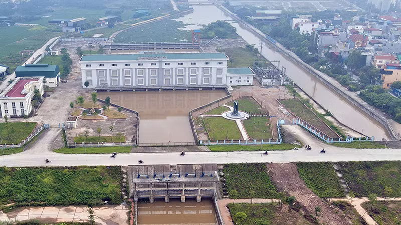 Trạm bơm Yên Nghĩa. 