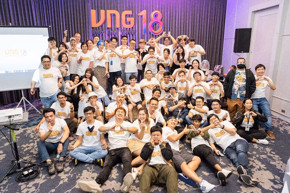 Nhân viên văn phòng VNG tại Bangkok tham gia sự kiện sinh nhật VNG18.