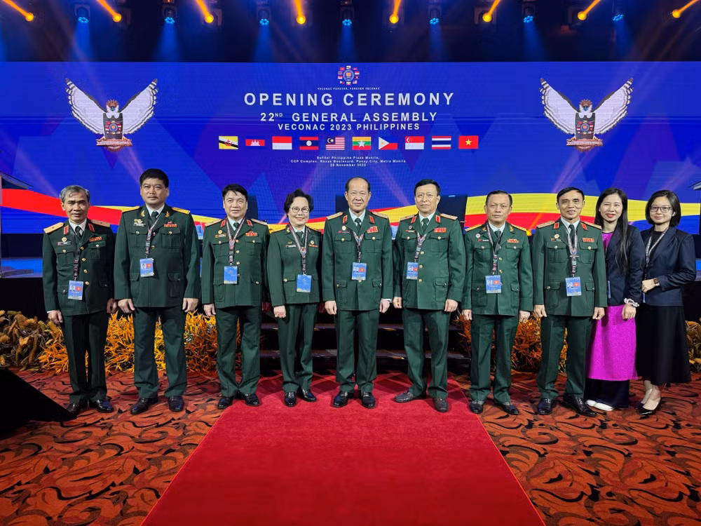 Đoàn đại biểu Hội Cựu Chiến binh Việt Nam dự Đại hội VECONAC-22. Đoàn đại biểu Hội Cựu Chiến binh Việt Nam dự Đại hội VECONAC-22.
