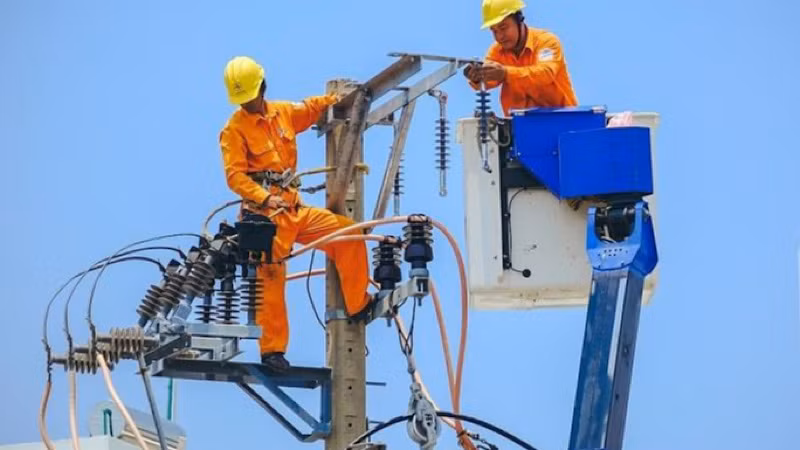 Bảo trì lưới điện.