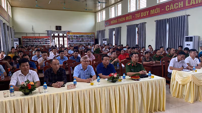 Các đại biểu dự “Ngày hội toàn dân bảo vệ An ninh Tổ quốc”.