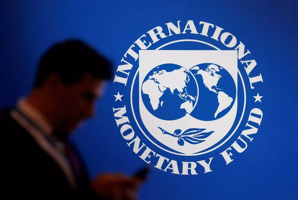 Biểu trưng của IMF. (Ảnh: Reuters)