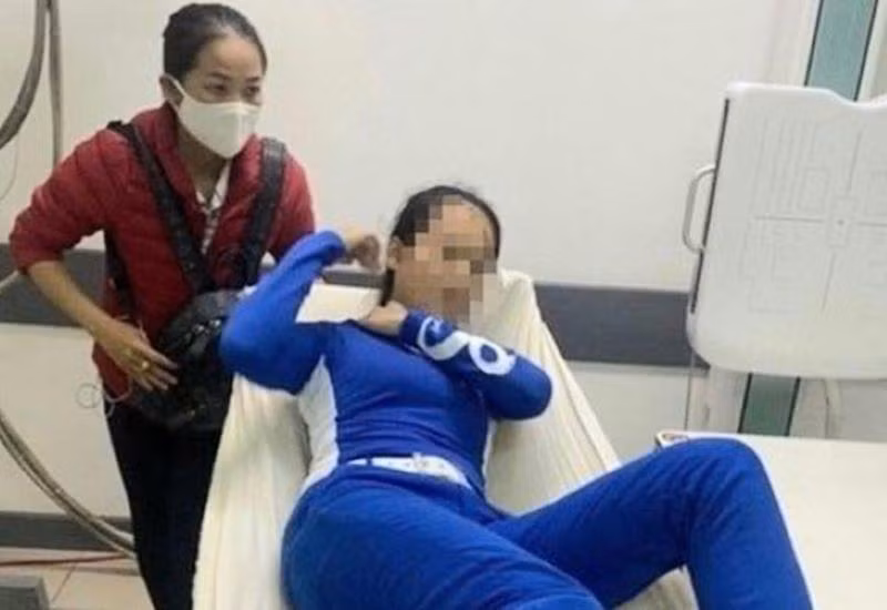 Chị N.A.L. bị thương đã xuất viện.