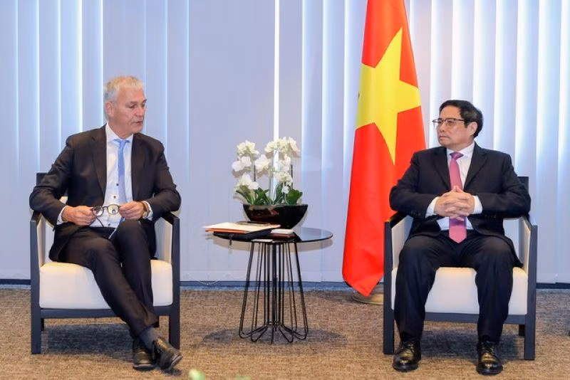 Thủ tướng đề nghị BVA có kế hoạch triển khai các hoạt động thiết thực nhằm thúc đẩy hợp tác về kinh tế, thương mại, đầu tư, du lịch giữa hai nước. (Ảnh: Nhật Bắc)
