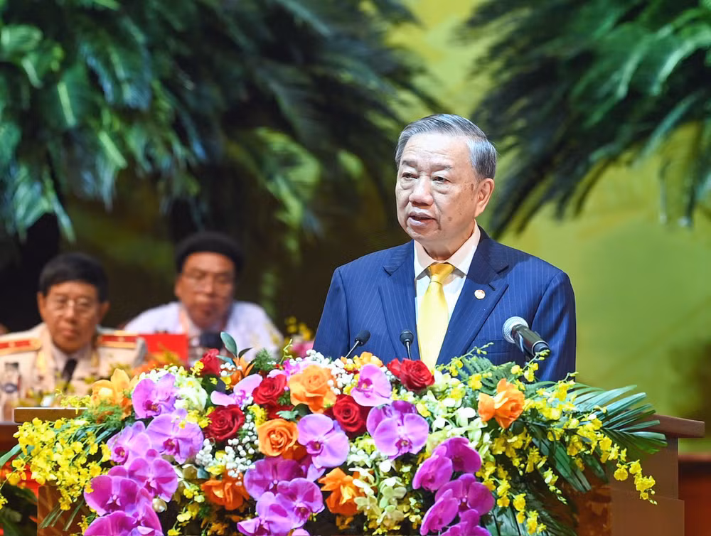 Tổng Bí thư, Chủ tịch nước Tô Lâm phát biểu ý kiến tại Đại hội. Tổng Bí thư, Chủ tịch nước Tô Lâm phát biểu ý kiến tại Đại hội.