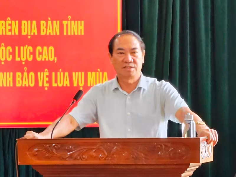 Lãnh đạo Sở Nông nghiệp và Phát triển nông thôn Thanh Hóa phát biểu tại hội nghị. Lãnh đạo Sở Nông nghiệp và Phát triển nông thôn Thanh Hóa phát biểu tại hội nghị.