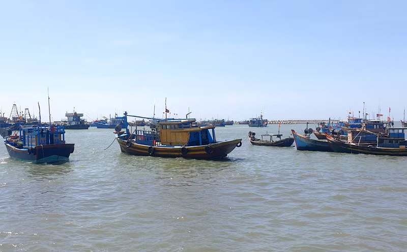 Tàu cá neo đậu tại Cảng cá La Gi. (Ảnh minh họa)