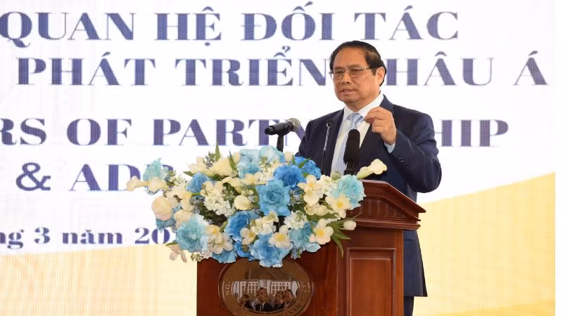 Thủ tướng Phạm Minh Chính phát biểu tại Lễ kỷ niệm.