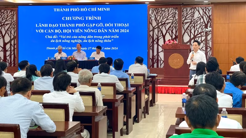 Quang cảnh buổi đối thoại.