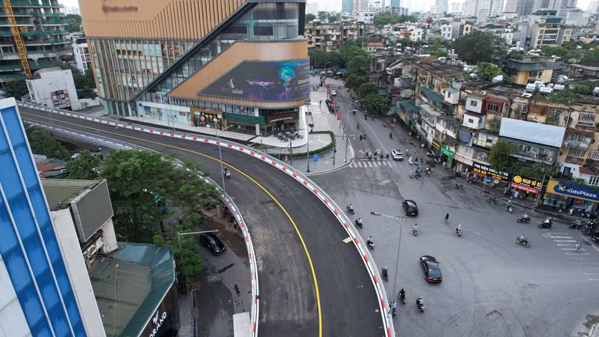 Cầu vượt chữ C sẽ góp phần giảm ùn tắc giao thông khu vực Chùa Bộc-Phạm Ngọc Thạch-Tôn Thất Tùng.