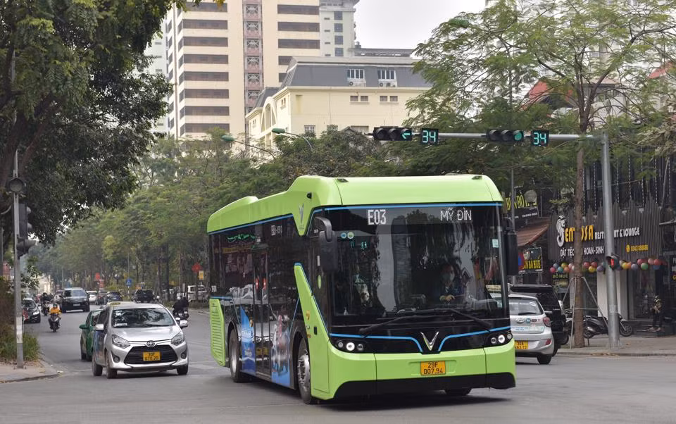 Vinbus là đơn vị vận hành xe buýt duy nhất đạt tiêu chí 5 sao.